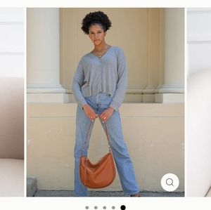 Brand new Aallyn leather Marley hobo in cognac